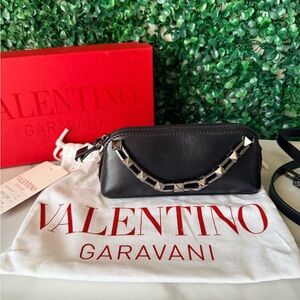 Valentino Garavani Black Studded Women's Mini Bag MSRP $1,790 NWT
